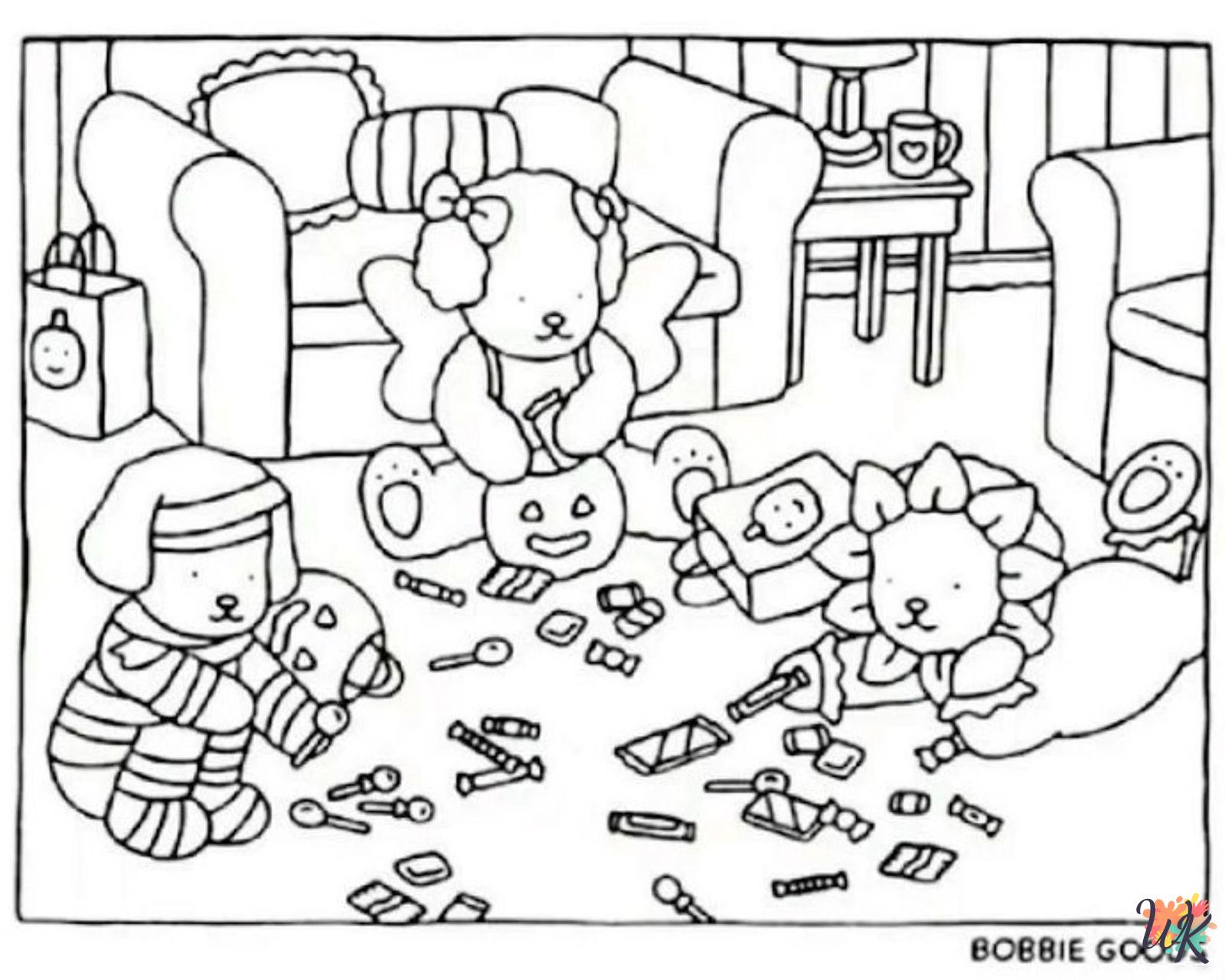 Bobbie Goods coloring pages for preschoolers