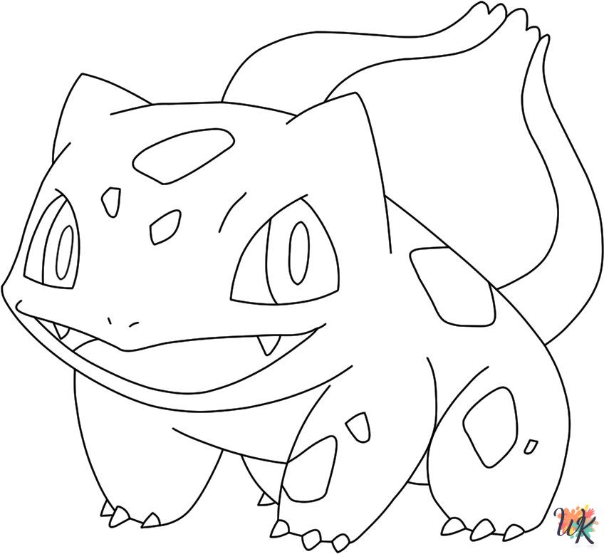 Bulbasaur free coloring pages