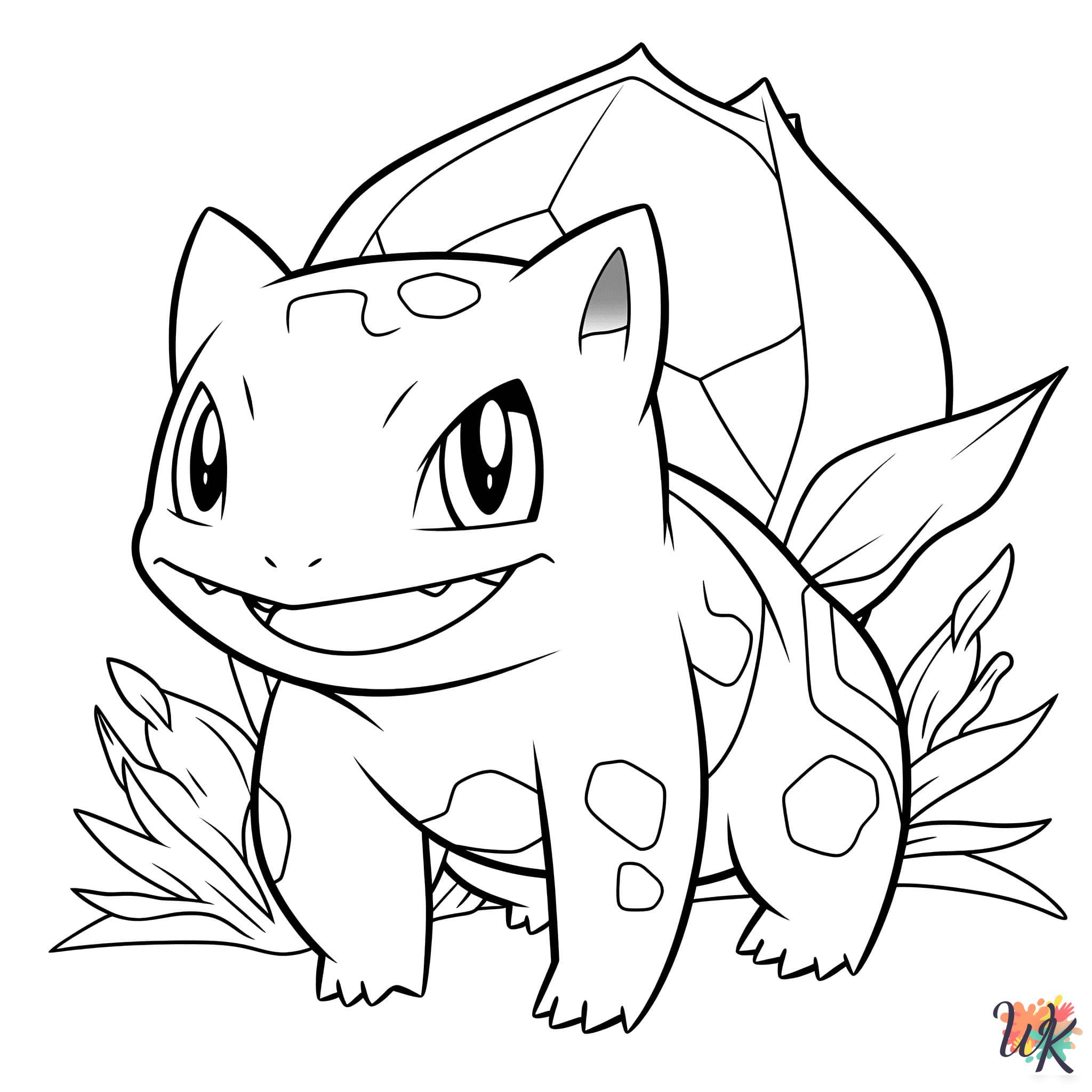 coloring pages for kids Bulbasaur