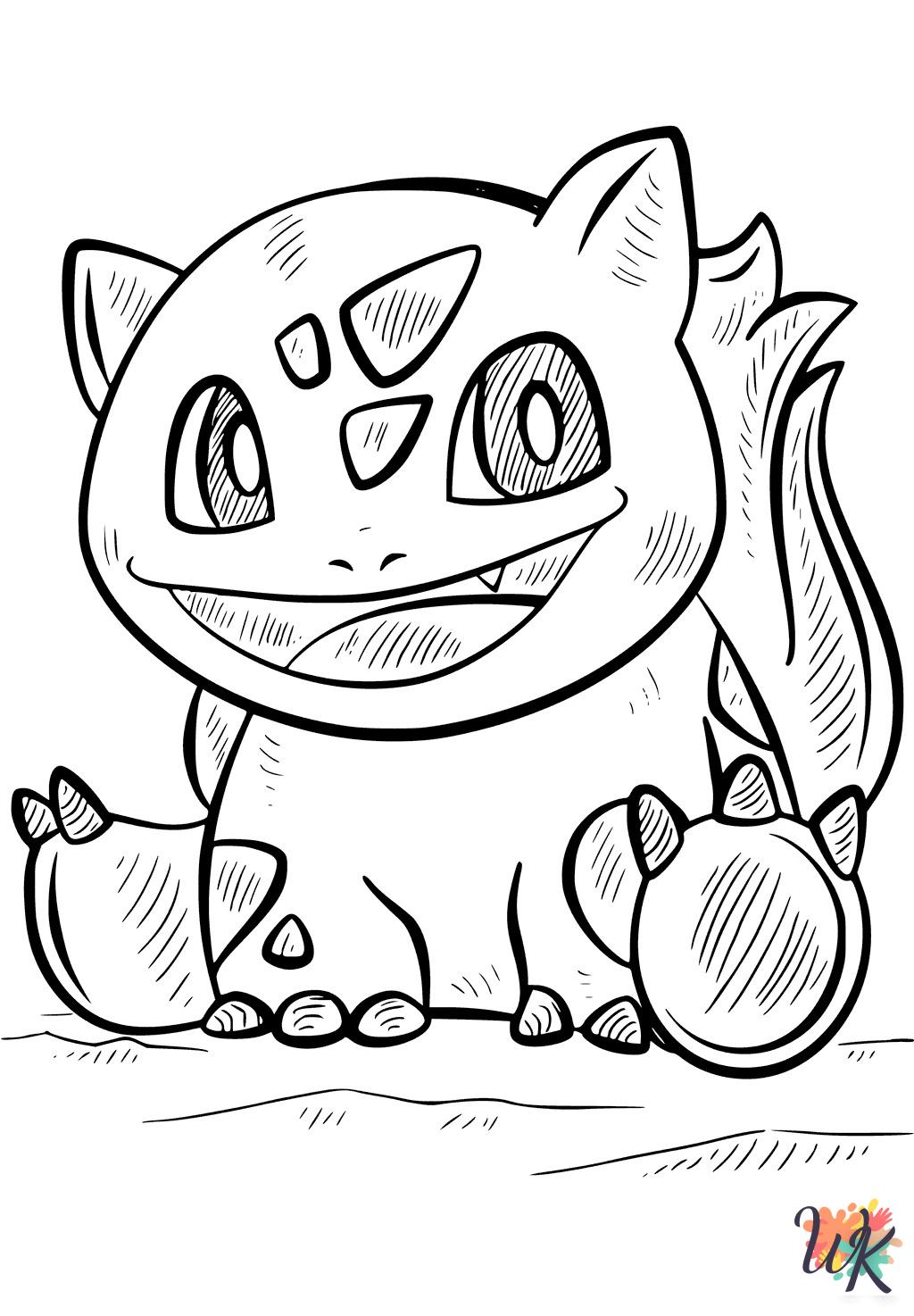 Bulbasaur coloring pages printable