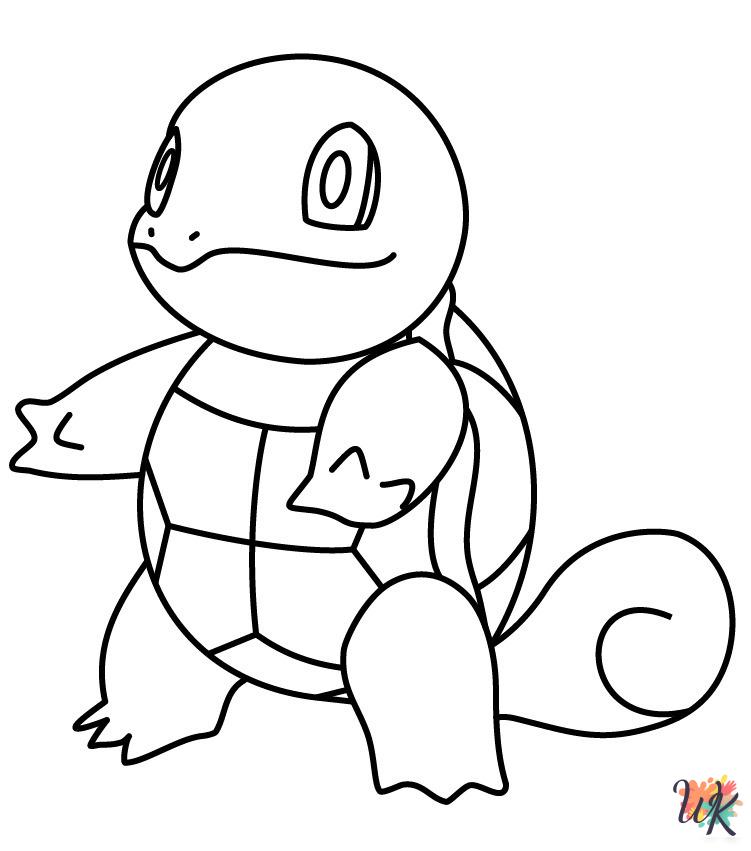 Bulbasaur coloring pages for adults easy