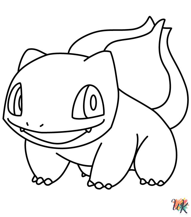 free Bulbasaur coloring pages pdf