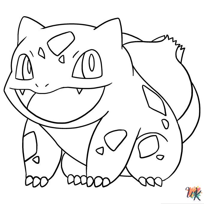 Bulbasaur printable coloring pages