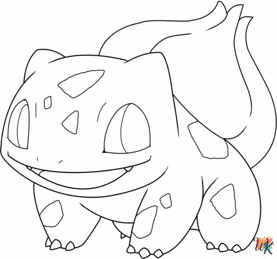 Bulbasaur coloring pages for adults pdf