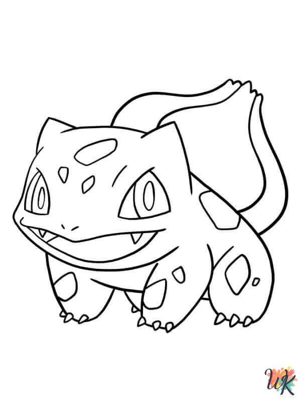 fun Bulbasaur coloring pages