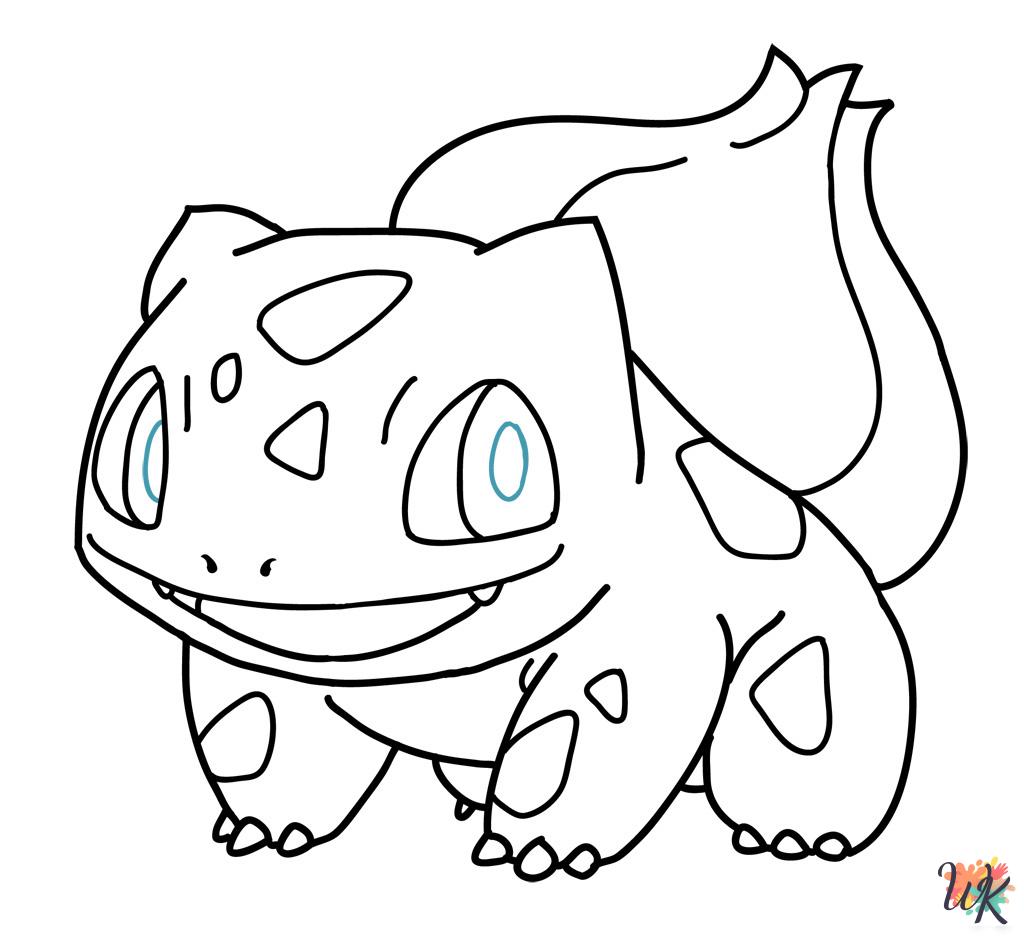 free printable Bulbasaur coloring pages