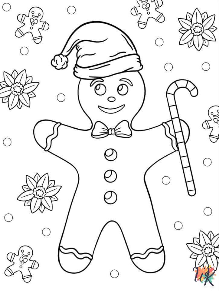 free adult Candy Cane coloring pages