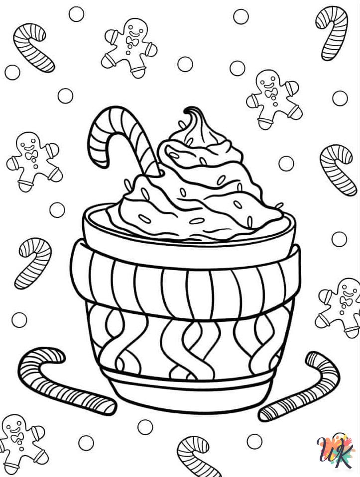 coloring pages for Candy Cane