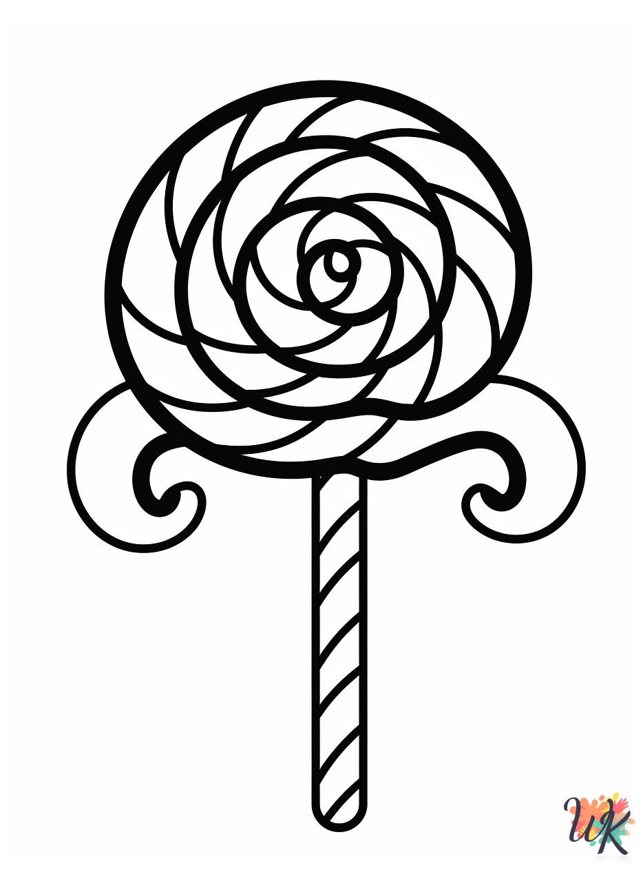 hard Candy Cane coloring pages