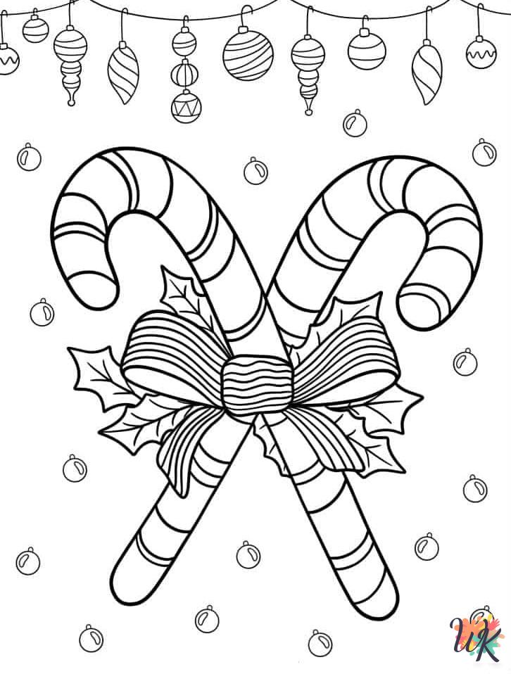 Candy Cane coloring pages free