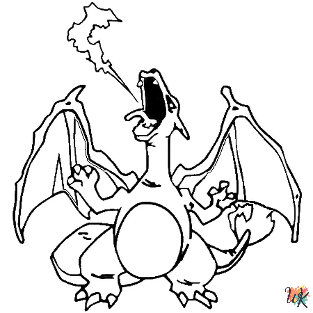 old-fashioned Charizard coloring pages
