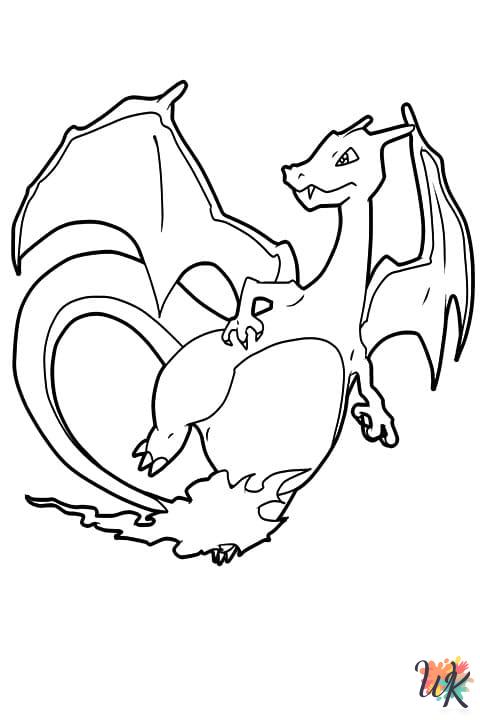 Charizard free coloring pages