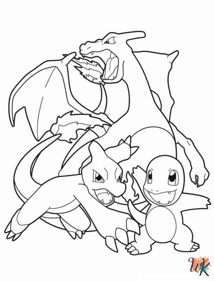 old-fashioned Charizard coloring pages