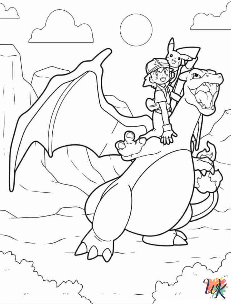Charizard free coloring pages