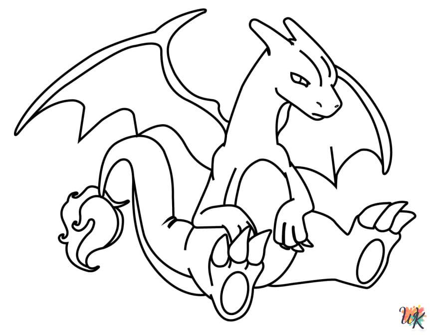 coloring pages for Charizard