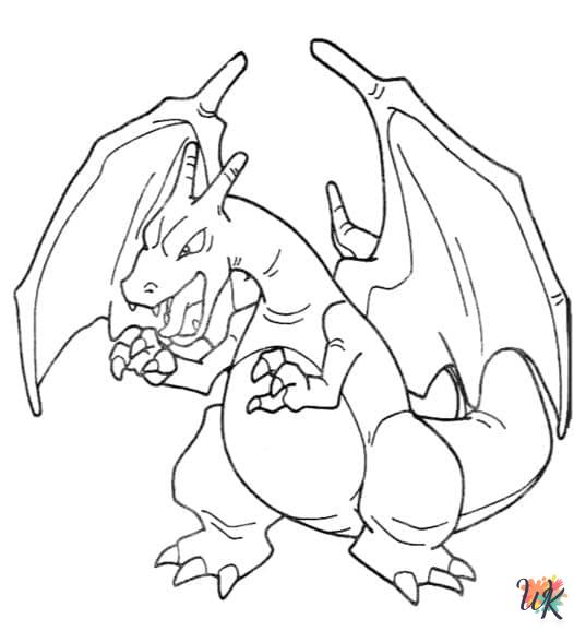 free printable Charizard coloring pages