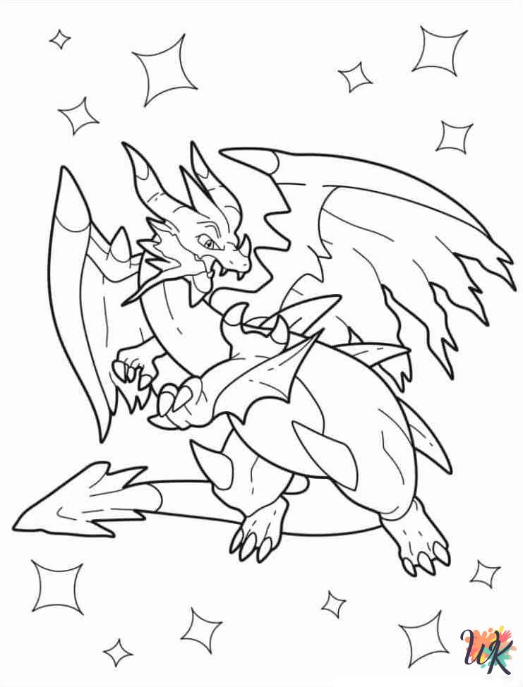 free Charizard coloring pages for kids