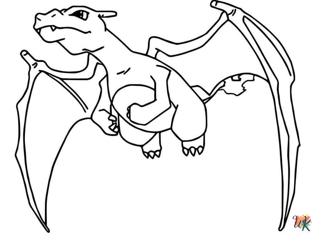 adult coloring pages Charizard