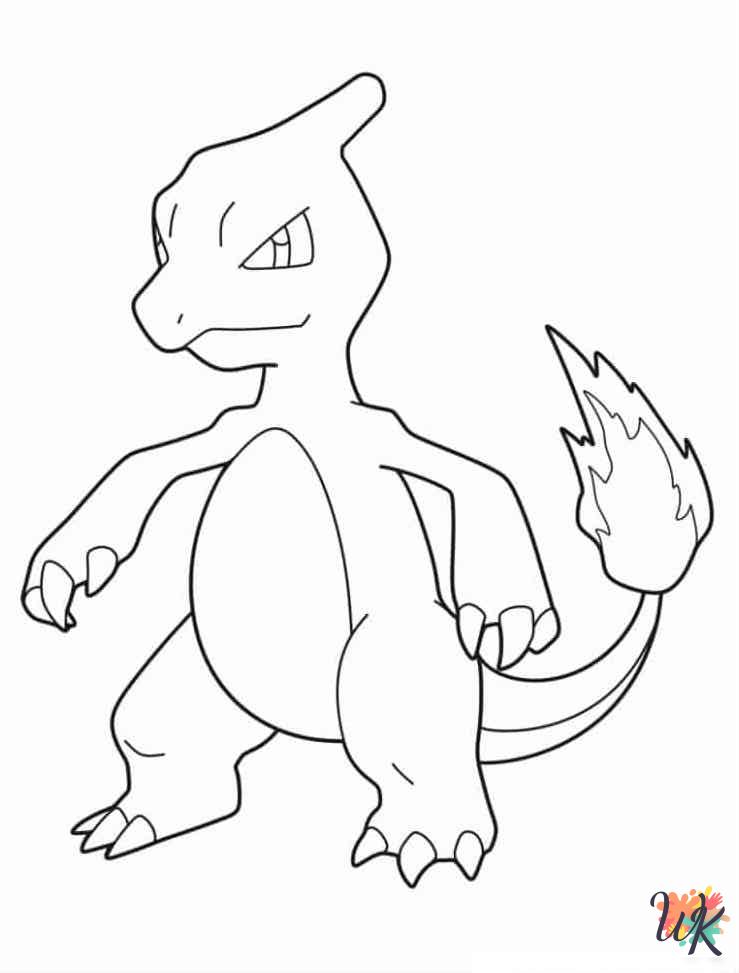 detailed Charizard coloring pages