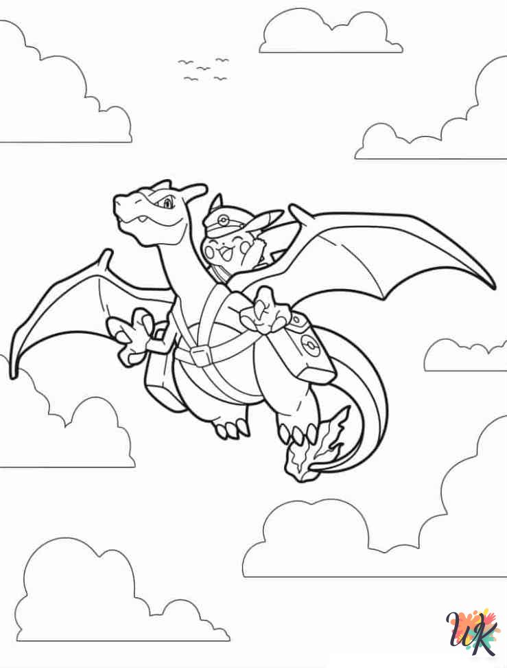 free Charizard coloring pages pdf