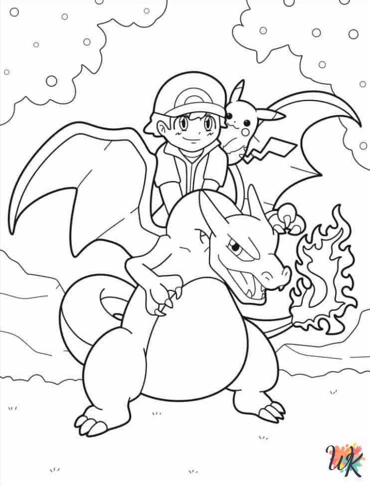 free adult Charizard coloring pages