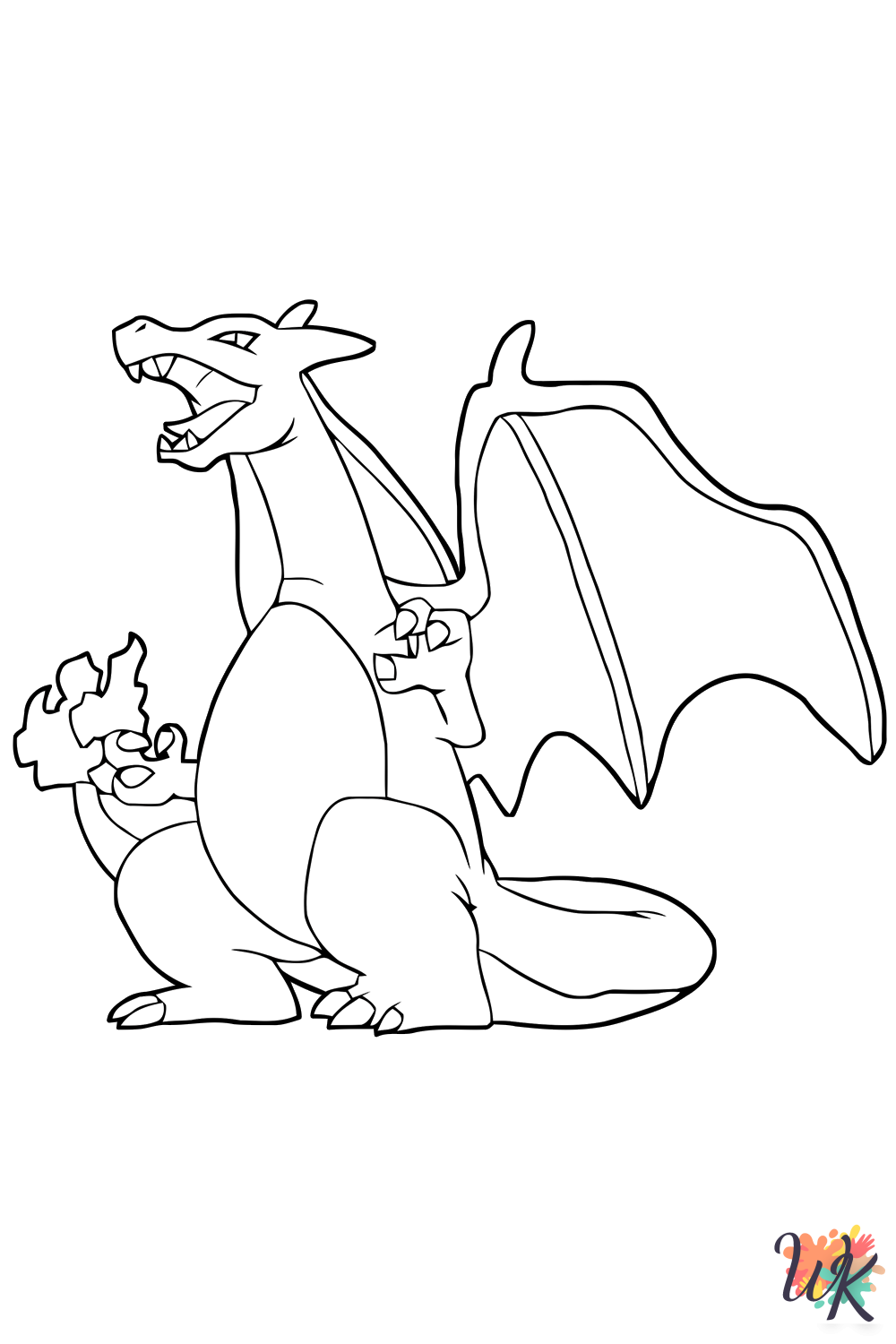 Charizard printable coloring pages
