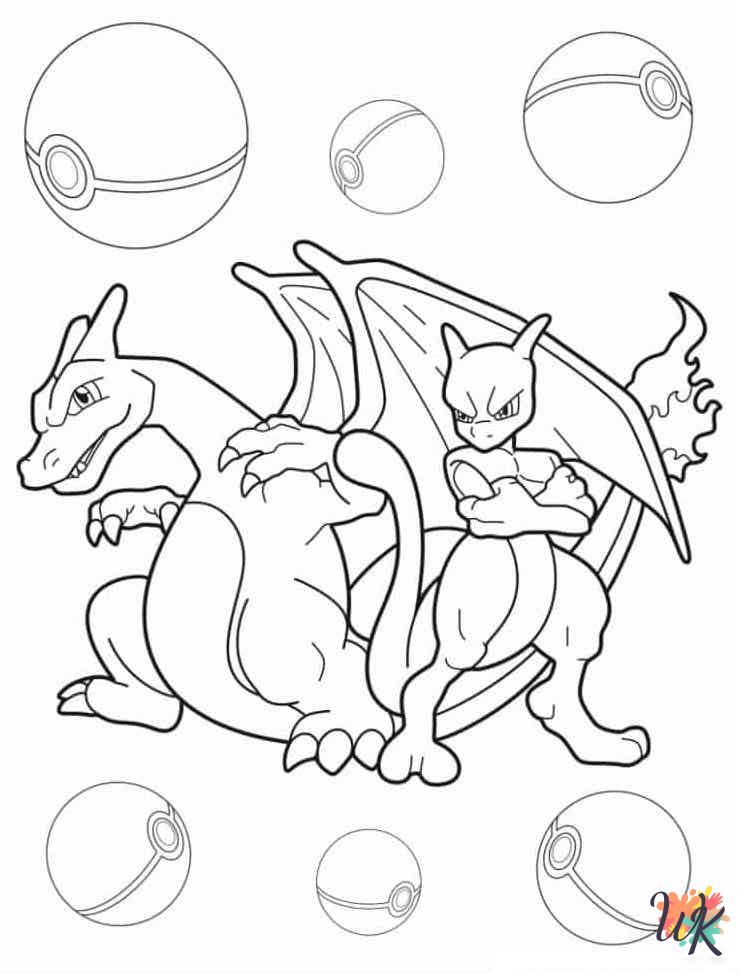 free adult Charizard coloring pages