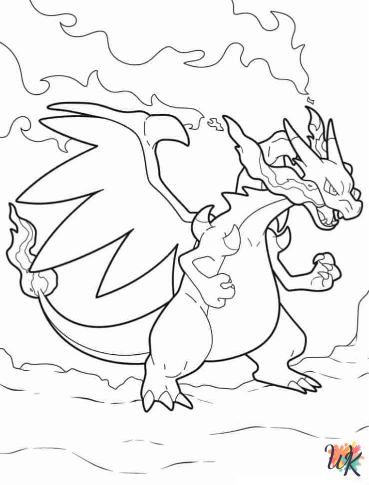 coloring Charizard pages