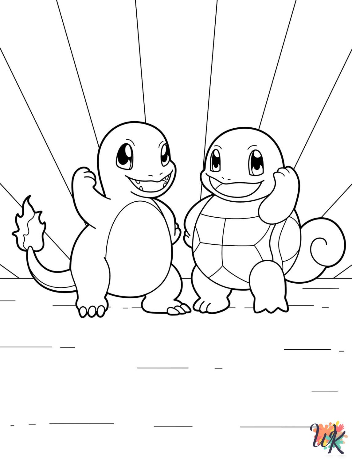 hard Charmander coloring pages 1