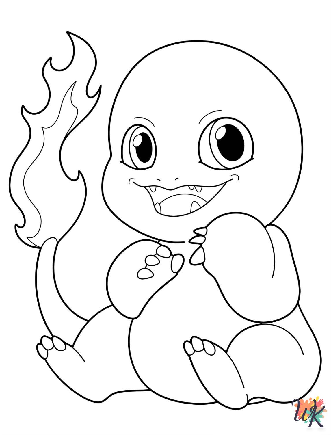 Charmander coloring pages for adults
