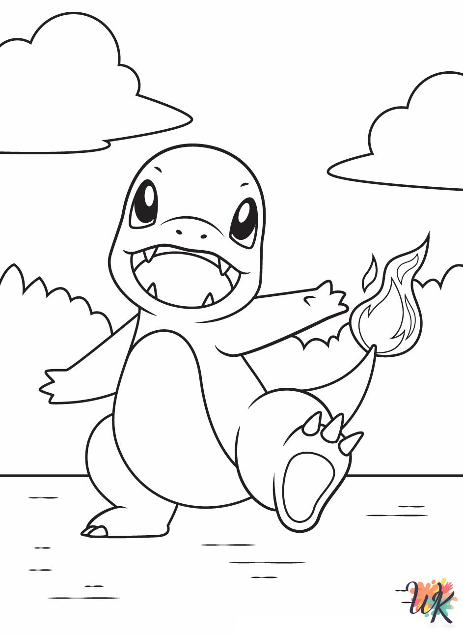 cute Charmander coloring pages
