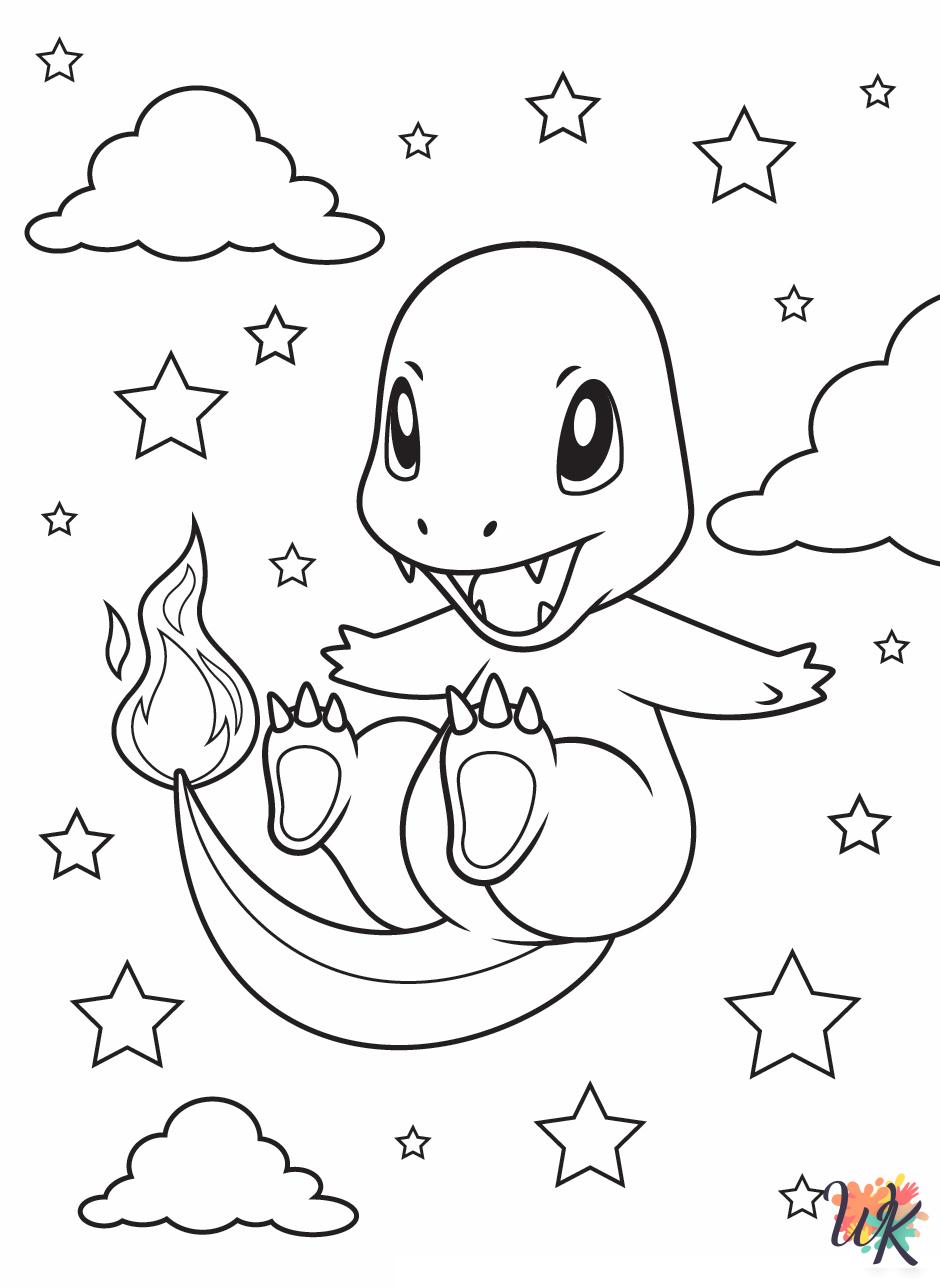 Charmander ornament coloring pages