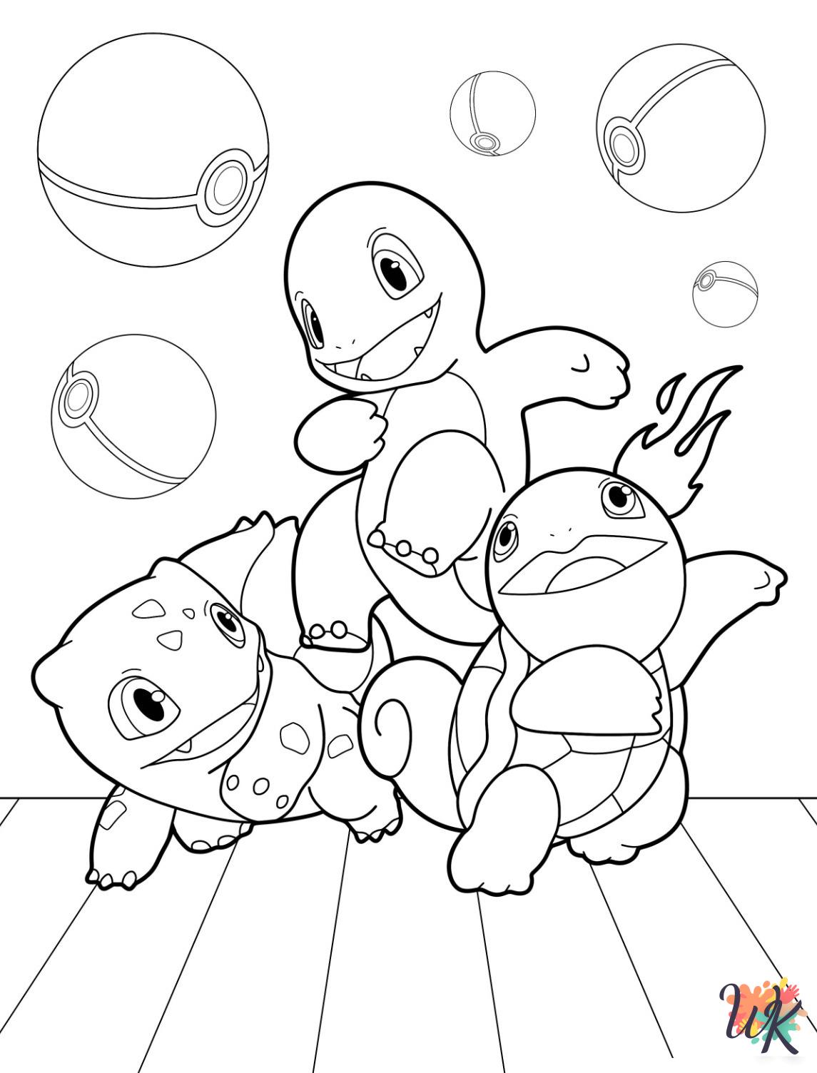 Charmander free coloring pages