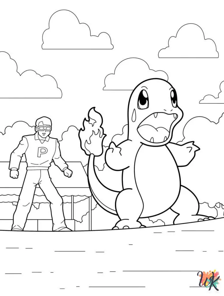 38 Charmander Coloring Pages For Kids | ColoringPagesWK
