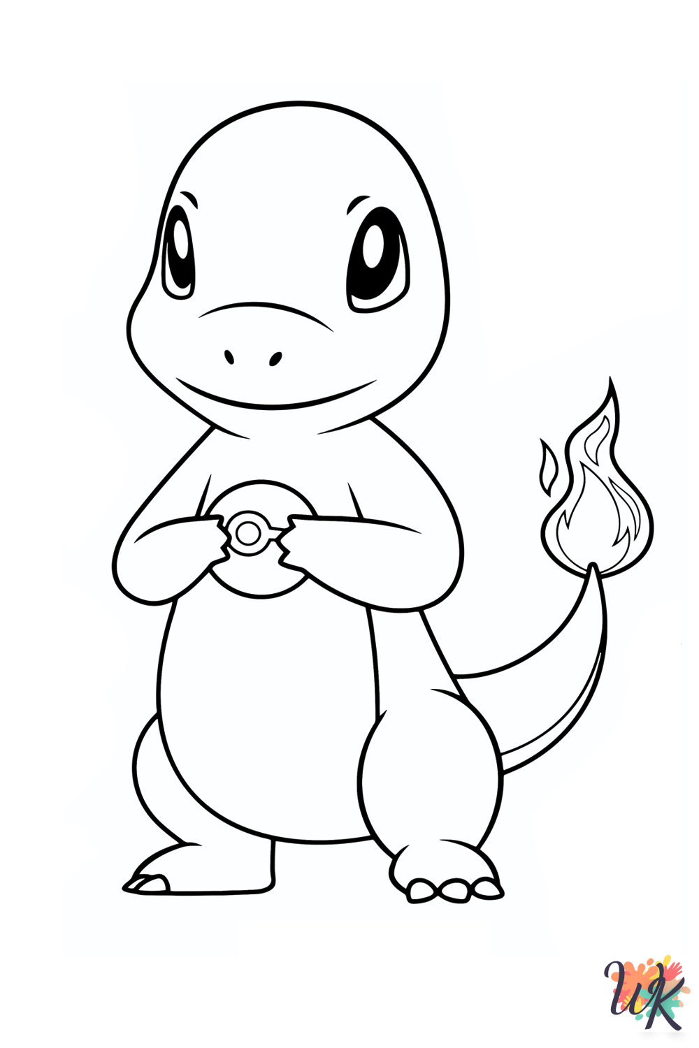 38 Charmander Coloring Pages For Kids | ColoringPagesWK