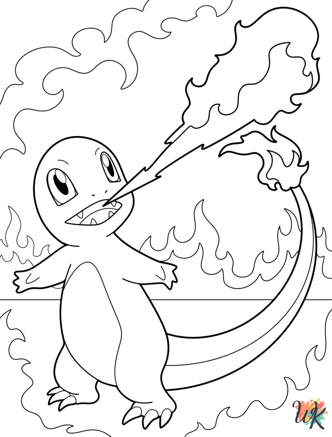 Charmander coloring pages printable