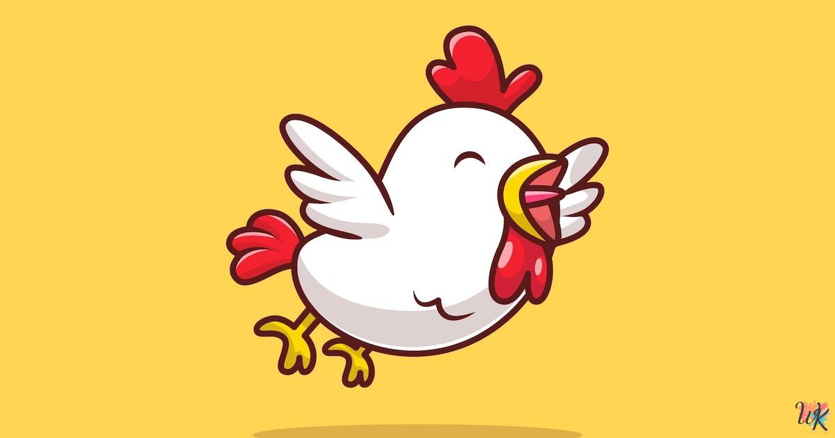 Chicken coloring pages 1 Chicken coloring pages