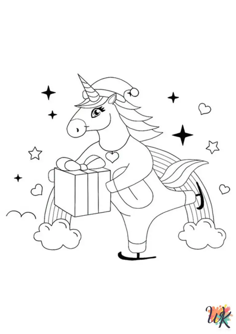 29 Christmas Unicorn Coloring Pages – Unveil A Magical World