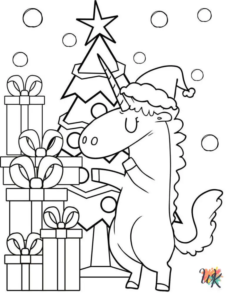 29 Christmas Unicorn Coloring Pages – Unveil A Magical World