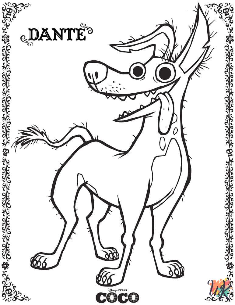 printable coloring pages Coco