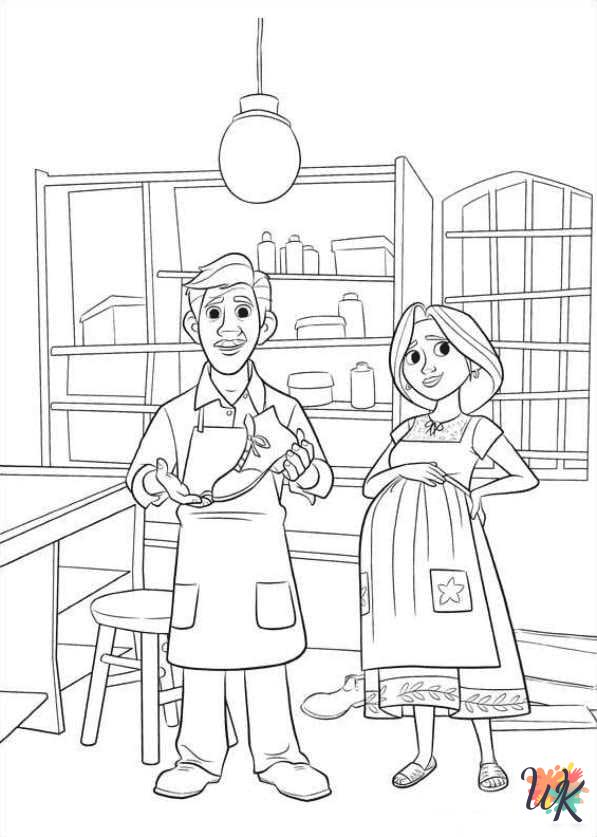 easy Coco coloring pages