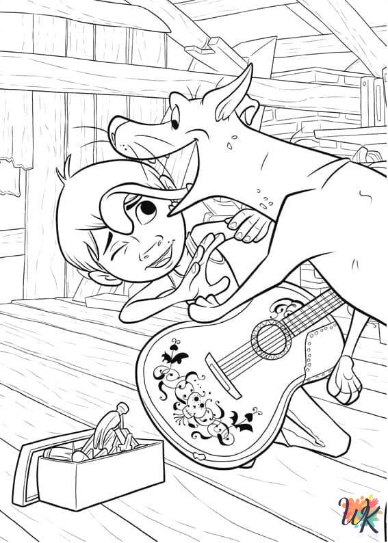 adult Coco coloring pages