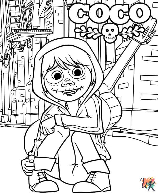Coco coloring pages free printable