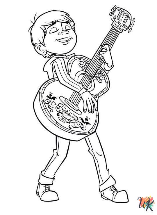 free printable coloring pages Coco