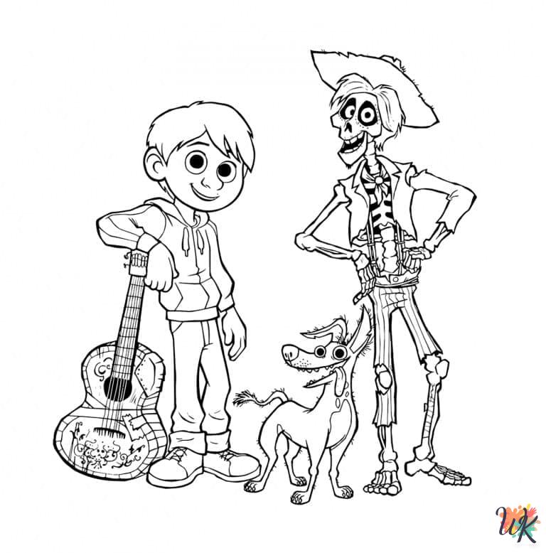 adult coloring pages Coco