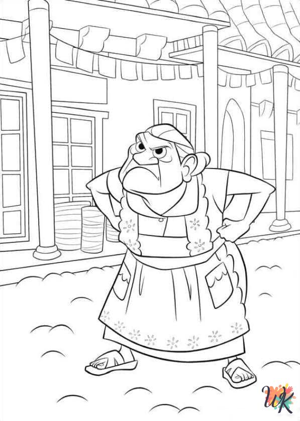 Coco themed coloring pages