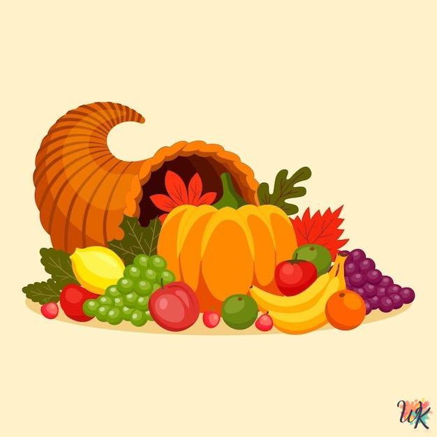 Cornucopia coloring pages 1 Cornucopia coloring pages