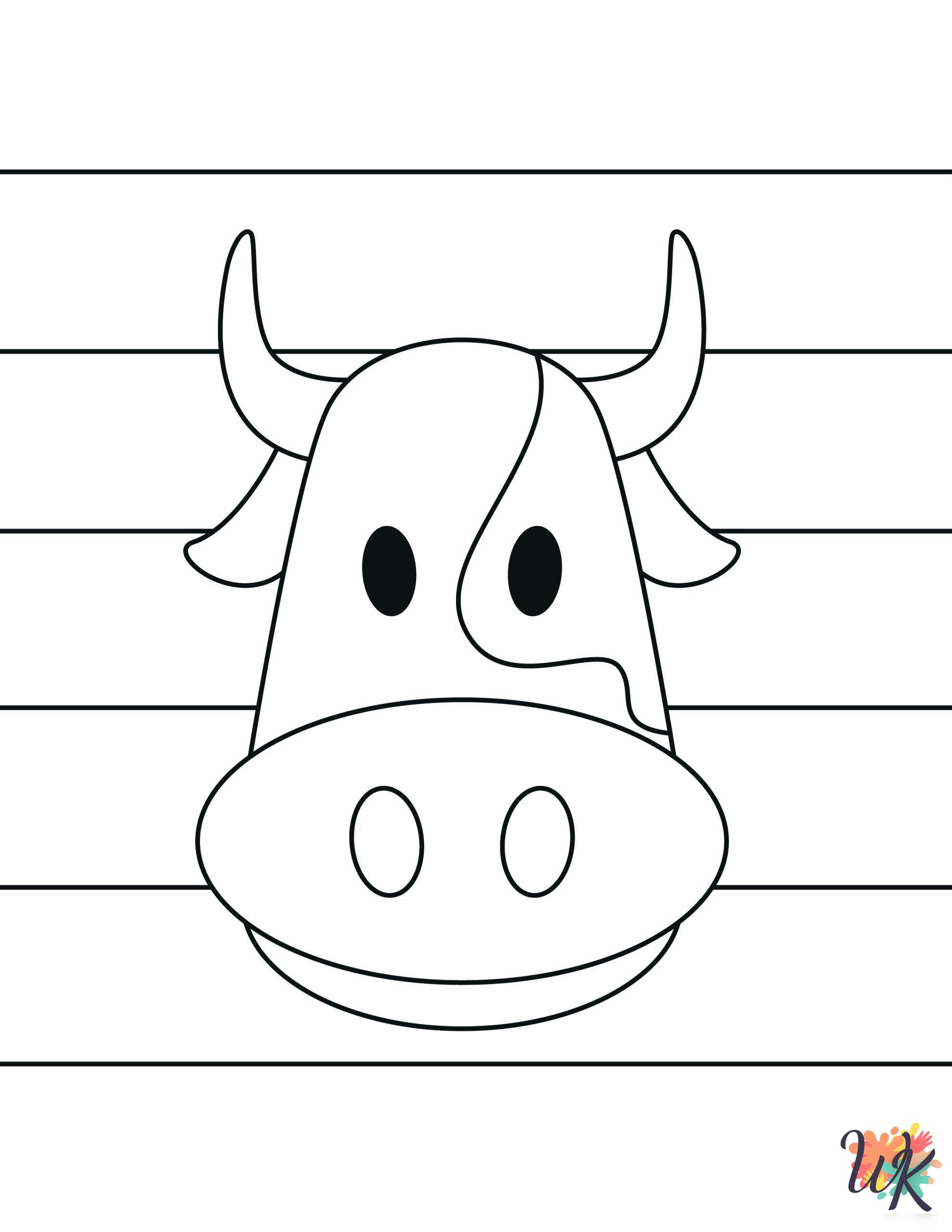 Cow coloring pages grinch
