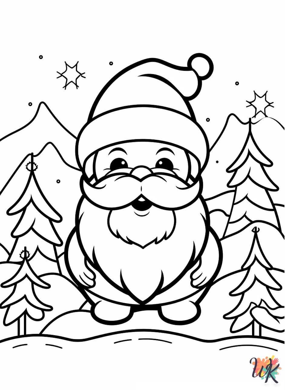free printable December coloring pages for adults