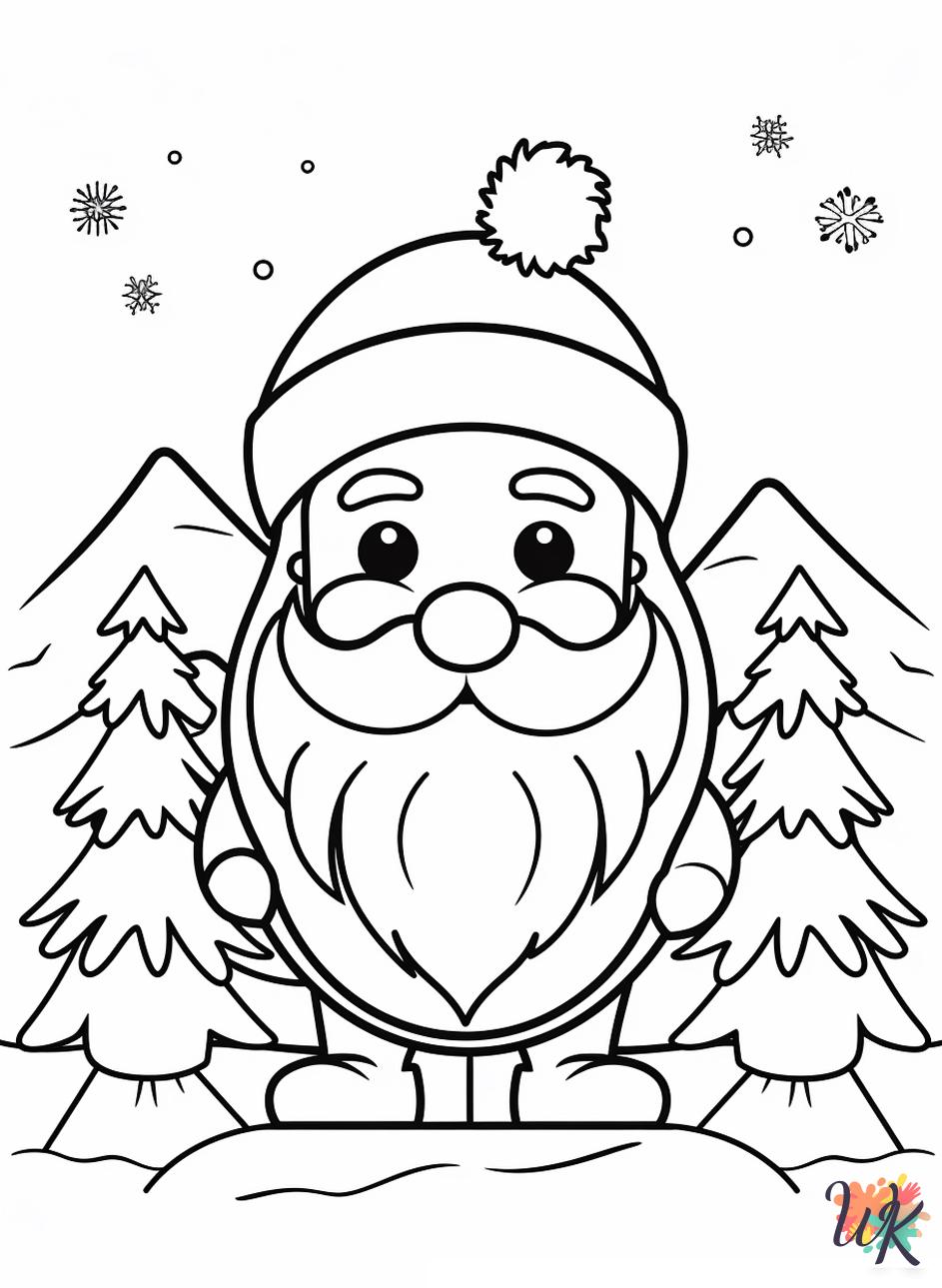 December printable coloring pages